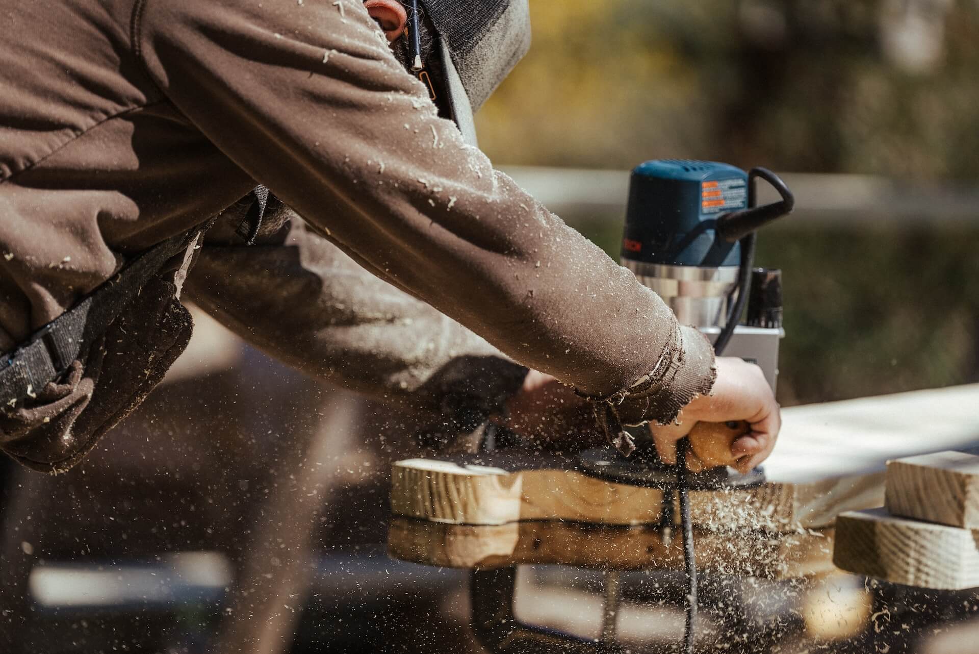 Handy Man working at site